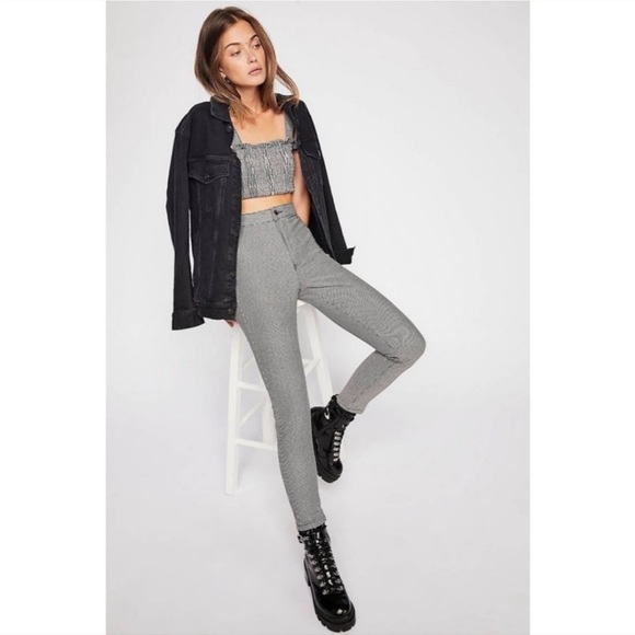 We The Free Pants - Free people We the free Belle Houndstooth Skinny pants